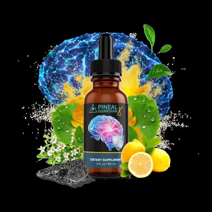 Pineal Guardian X liquid brain health formula dropper bottle